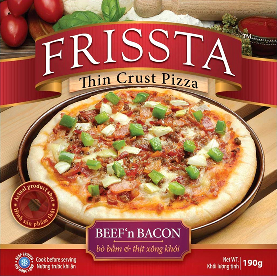 Pizza Bò Bằm & Thịt Xông Khói